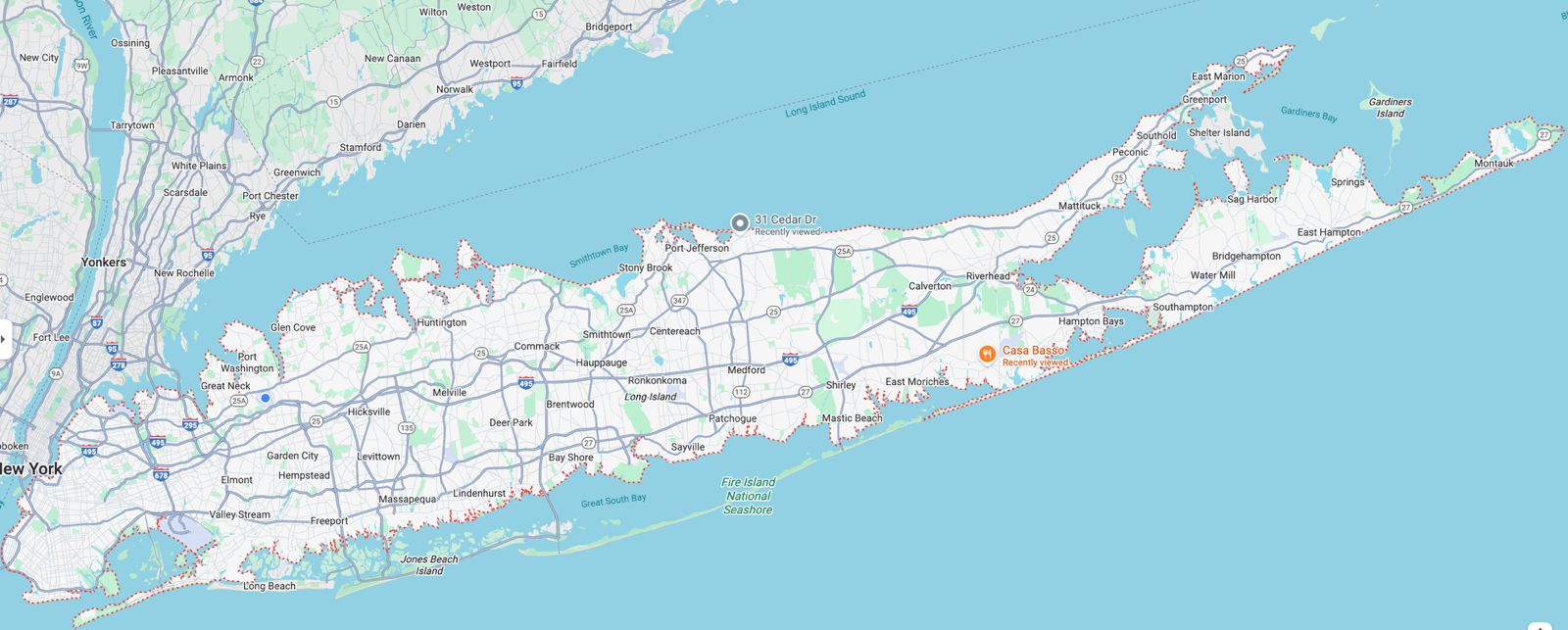 Long Island Map